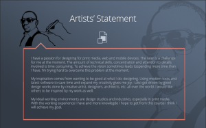 Artists statement